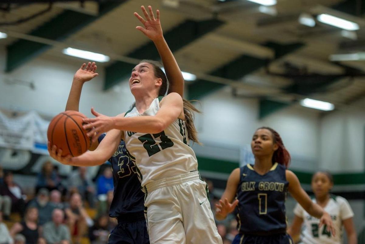 Shayla Boley led No. 7 Granite Bay with 20 points Tuesday in a 62-45 win over No. 10 Elk Grove in the first round of the Sac-Joaquin Section Division II playoffs.
