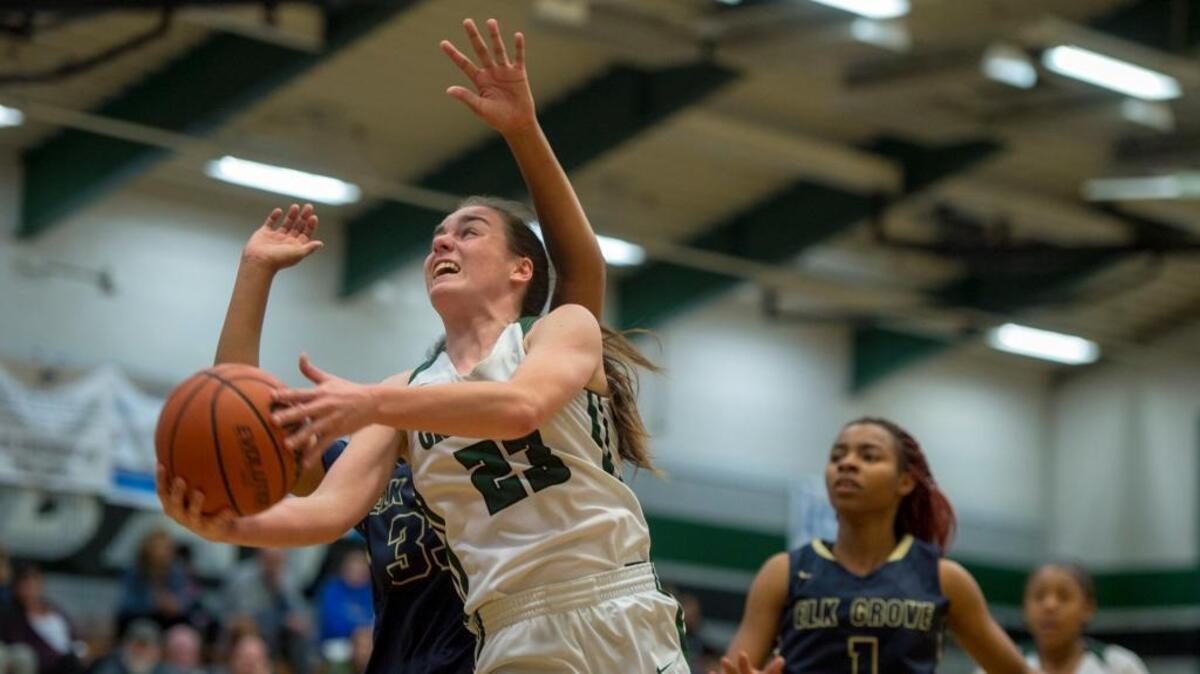 Shayla Boley led No. 7 Granite Bay with 20 points Tuesday in a 62-45 win over No. 10 Elk Grove in the first round of the Sac-Joaquin Section Division II playoffs.