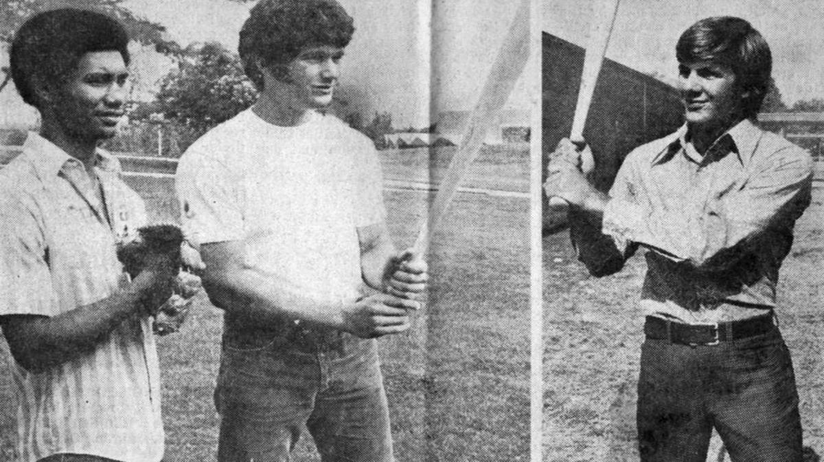 First round draft picks in June, 1972 were, from left, Cordova High School’s Jerry Manuel of Cordova and Mike Ondina and Joel Bishop of McClatchy.