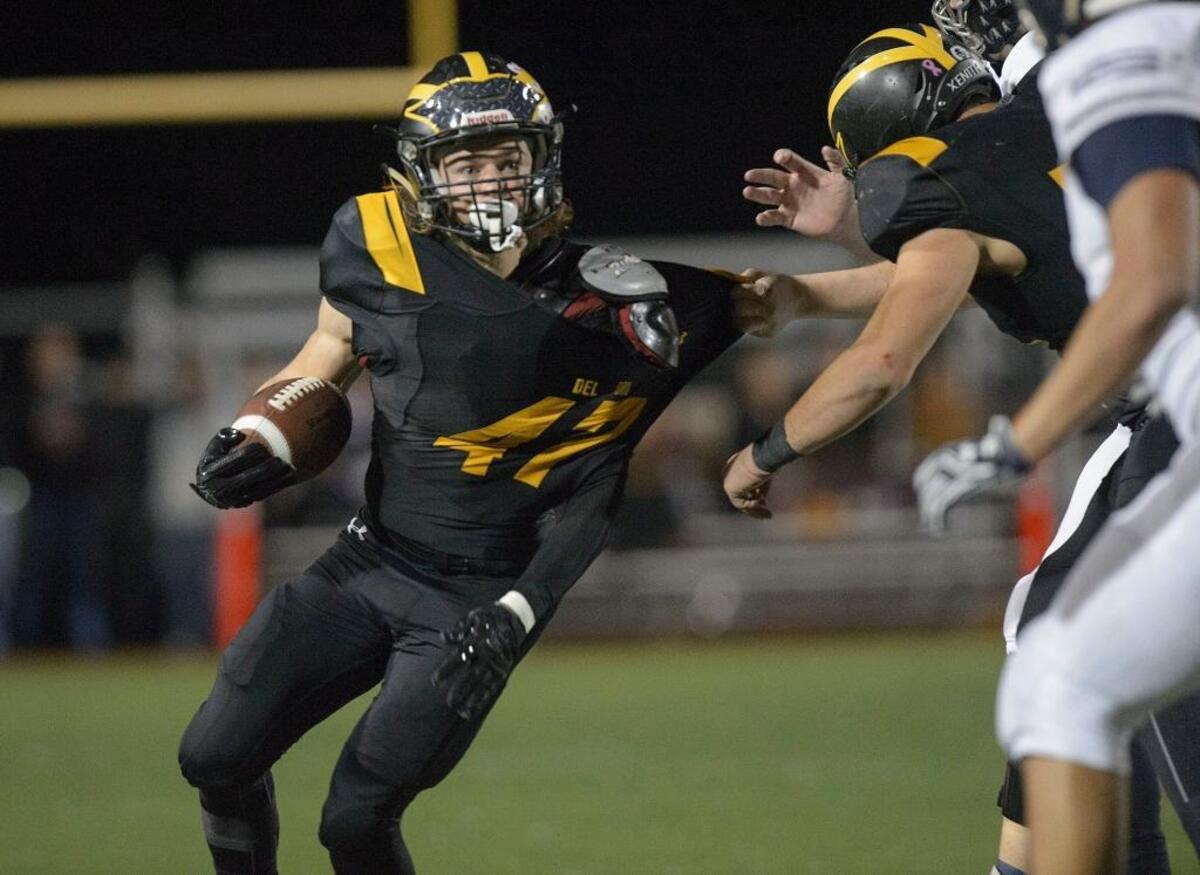 Dawson Hurst (47) is the third and final Hurst brother to play for Del Oro, and he will play running back and defensive back.