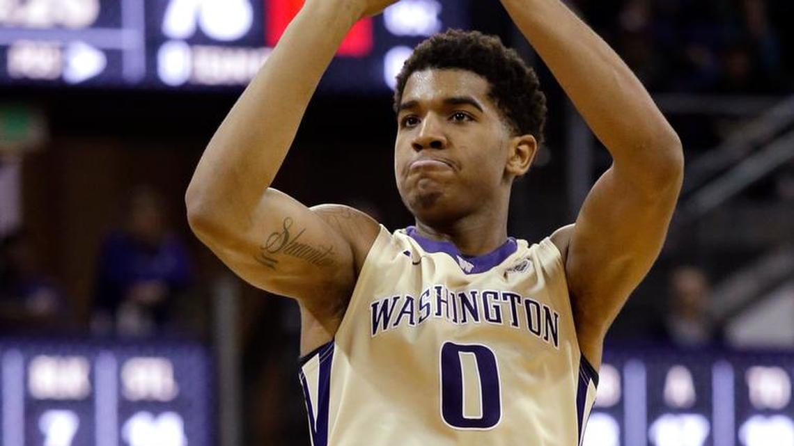Washington's Marquese Chriss in action against Southern California in an NCAA college basketball game Sunday, Jan. 3, 2016, in Seattle.
