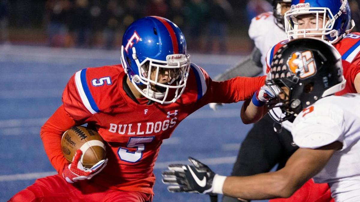 Folsom has rushed for 3,036 yards with 38 scores with backs Brandon Rupchock (5), Kaiden Bennett, Daniyel Ngata and Mark Weldy.