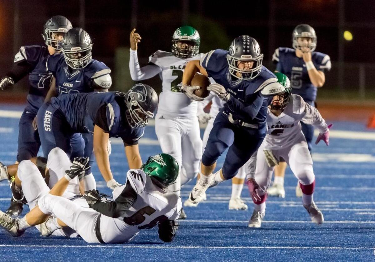 Vista del Lago running back Dominick Norris is one of a host of returning starters for an Eagles program that has won five league championships in the last seven seasons.