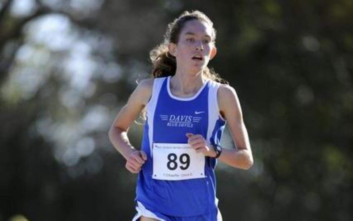 
Junior Fiona O’Keefe of Davis won the Division I girls race and was the overall winner Saturday at Woodward Park in Fresno.
