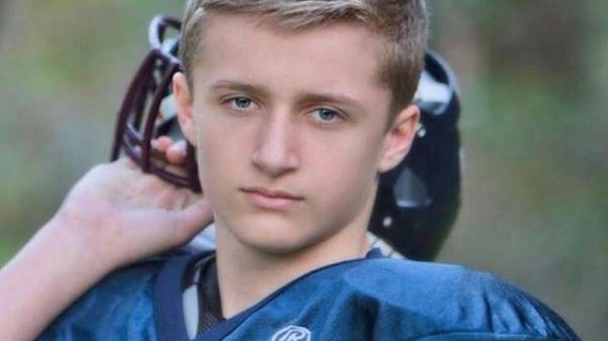 
Nick Brown, a junior varsity football player at Union Mine High School, was one of two players who collapsed after a Friday night game. He remained hospitalized Monday after undergoing emergency brain surgery Friday night. 
