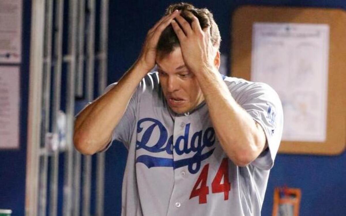 Dodgers left-hander Rich Hill had a perfect game through seven innings Saturday when he was pulled by manager Dave Roberts, leaving Hill stunned.
