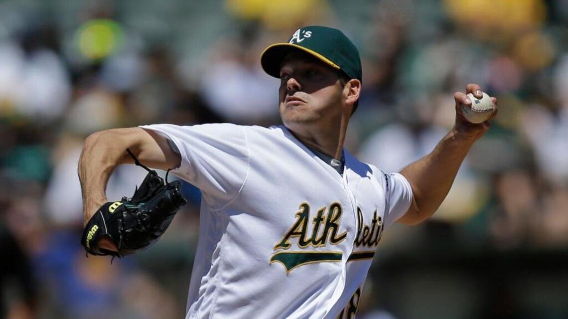 A’s Rich Hill inconsistent with curveball in loss to Astros