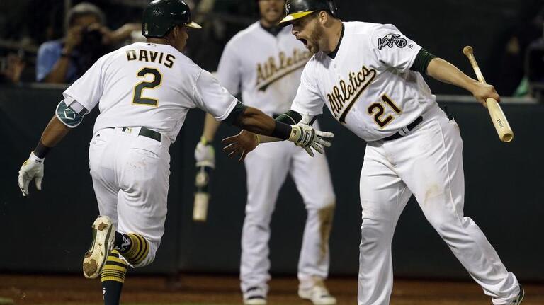 Opening Day: A's 4, Angels 2