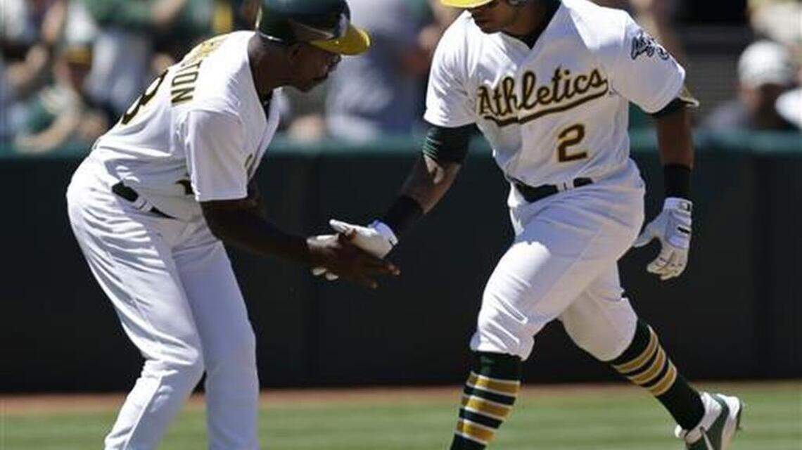 Healy’s first big-league hit, a homer, helps A’s beat Blue Jays