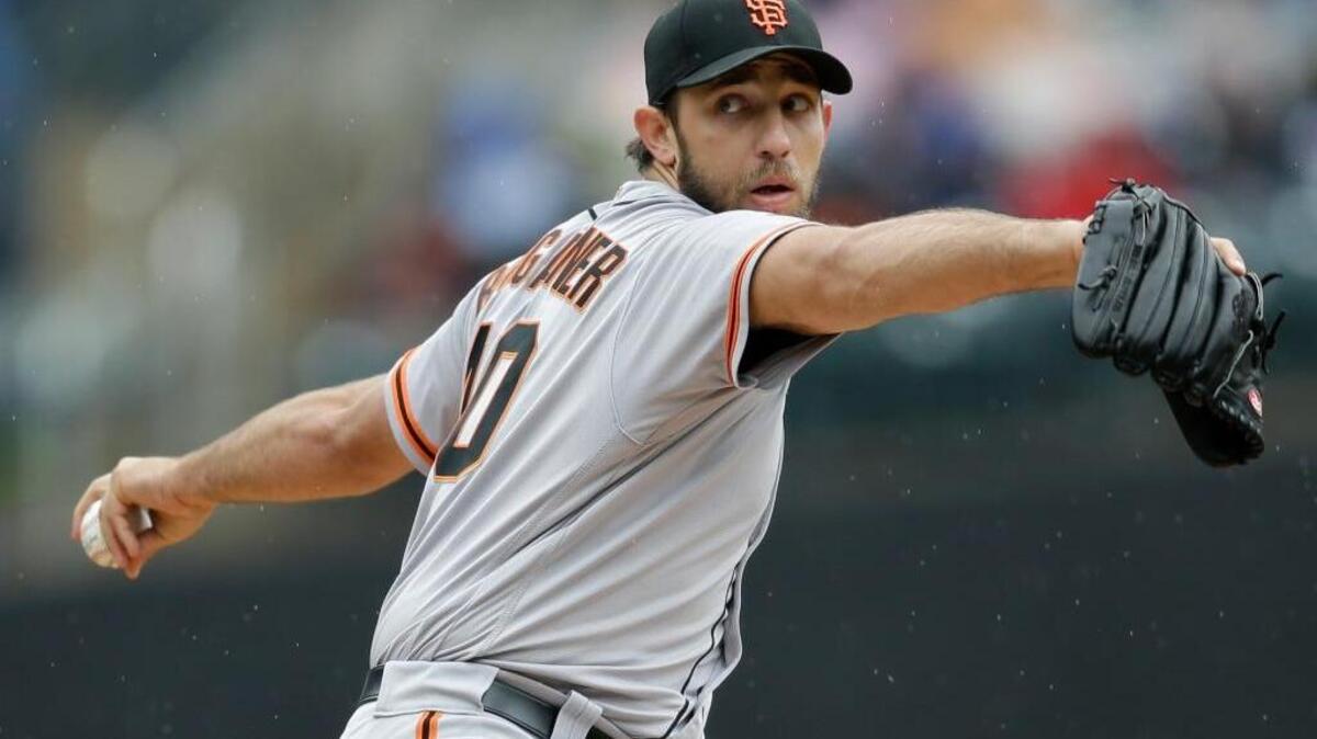 Madison Bumgarner kept the Giants trending upward when he pitched San Francisco past the Mets on Sunday in New York.