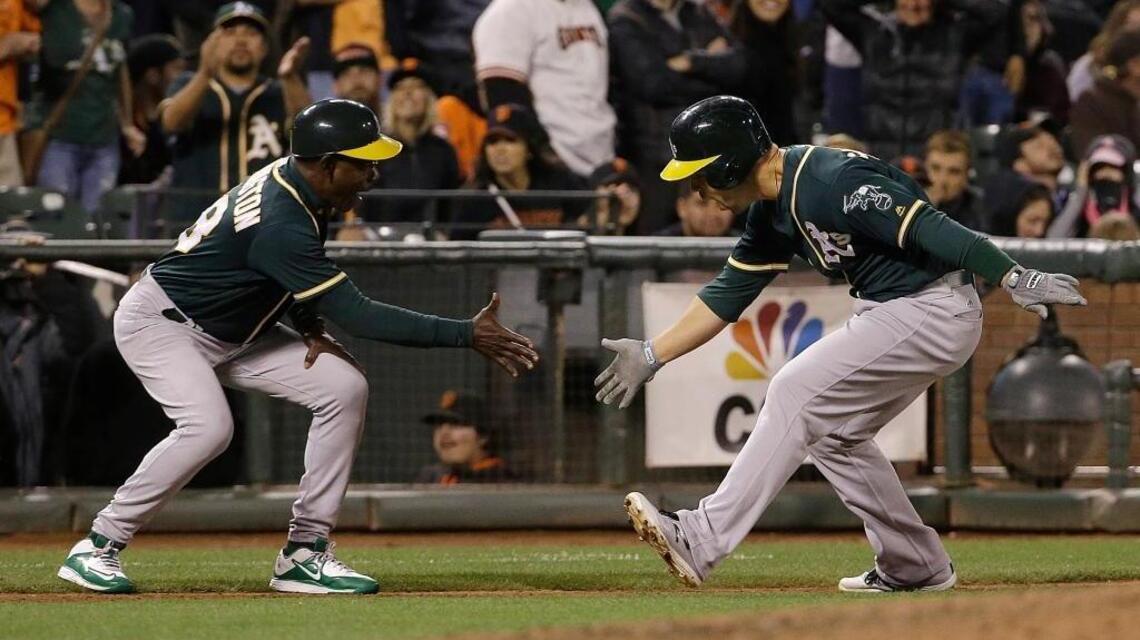 Bullpen struggles as Giants lose a slugfest to A’s, 13-11