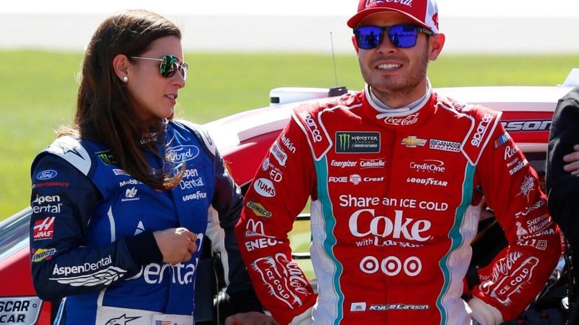 No victory for Kyle Larson, but he extends his Cup series lead