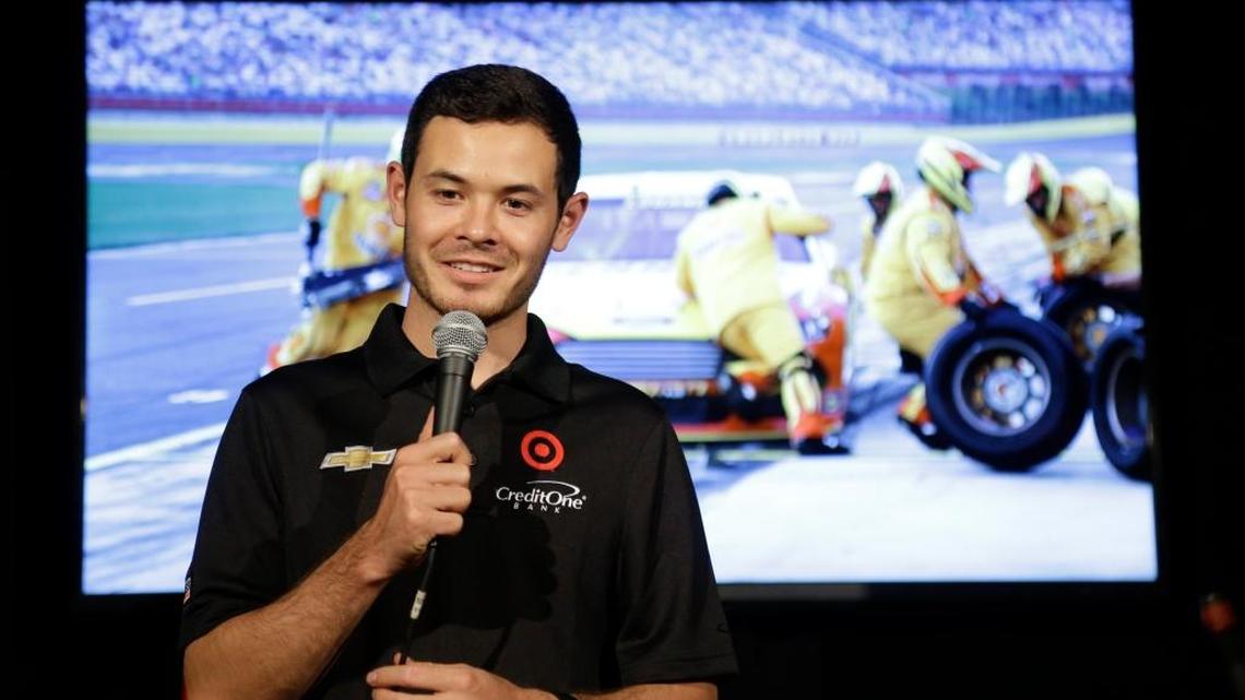 Kyle Larson on Tuesday discusses the Monster Energy Cup All-Star race, which is set for May 20 in Concord, N.C. The Elk Grove native won a sprint car race Saturday in Placerville.