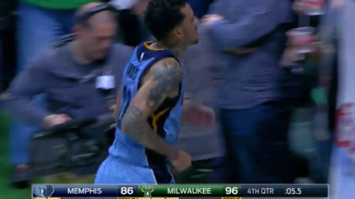 Matt Barnes heads into the tunnel on Thursday.