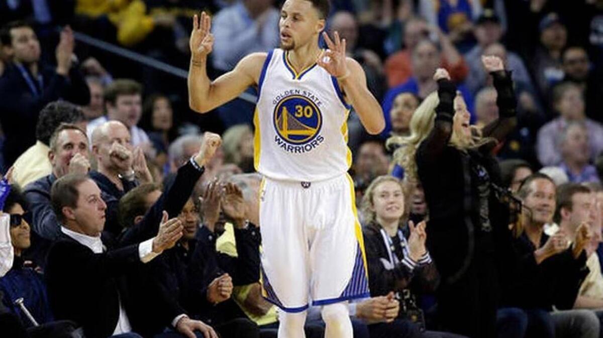 Golden State Warriors Stephen Curry.