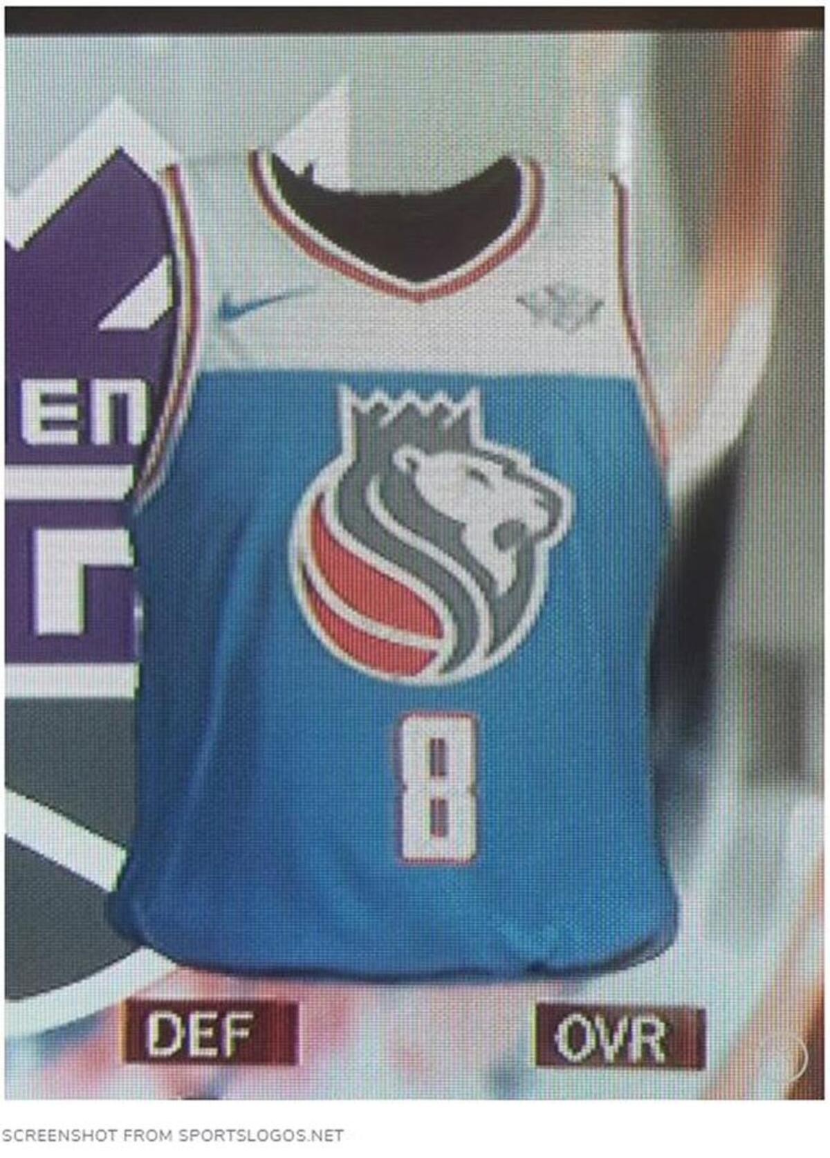 The video game “NBA 2K18” leaked images of Nike’s City jerseys Thursday. This is what the Kings’ design looks like, according to the game.