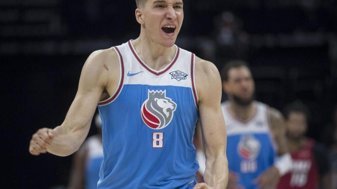 Kings' Bogdan Bogdanovic to sit out against Detroit with hamstring injury