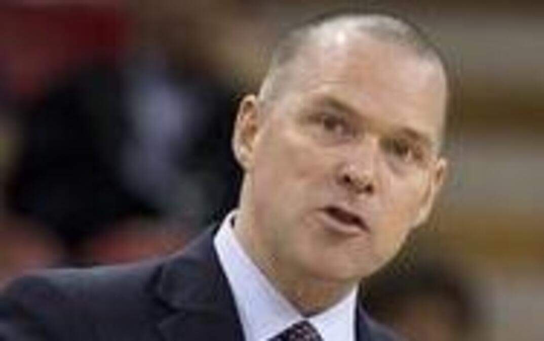 
Kings guard Ray McCallum (3) gets a little coaching from coach Michael Malone in a game between the Kings and New York Knicks in March.
