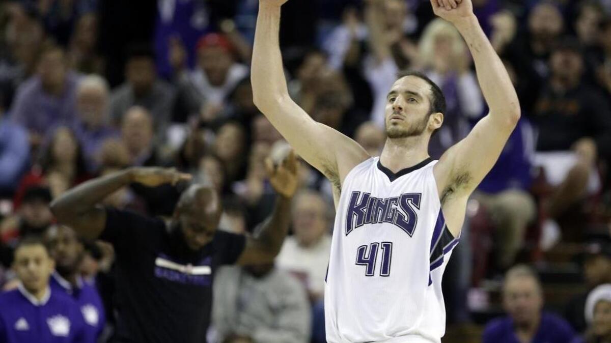 Center Kosta Koufos and the Sacramento Kings are back in action in Minneapolis against the Minnesota Timberwolves on Friday, Dec. 18, 2015.