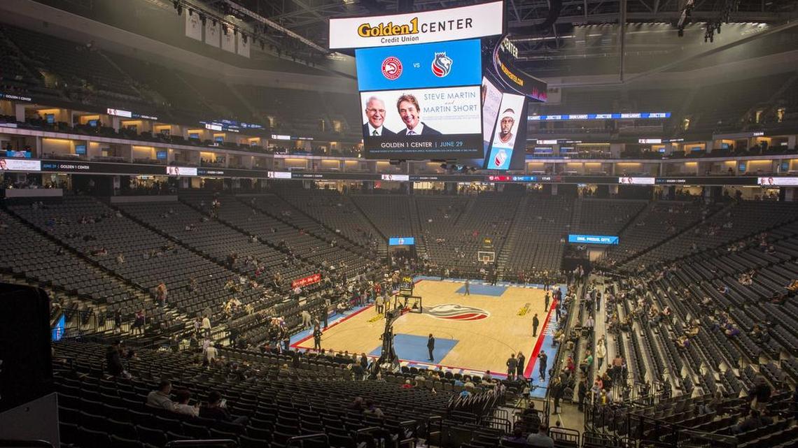 At 7:10 pm on Thursday, 10 minutes after the scheduled tipoff between the Kings and Atlanta Hawks, Golden 1 Center was largely empty, while players remained in the locker room.