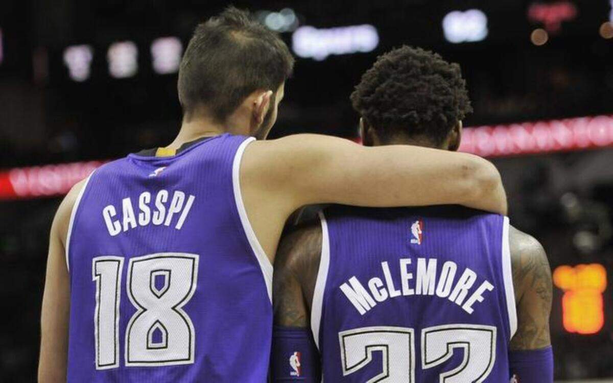 
Omri Casspi, left, and Ben McLemore, right, and their Sacramento Kings teammates are back in action on their home court today against the Memphis Grizzlies.
