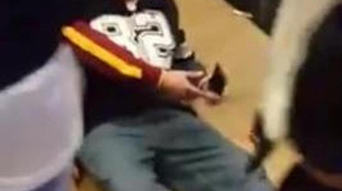 A fan was reportedly stabbed in the concourse at FedEx Field Monday night.