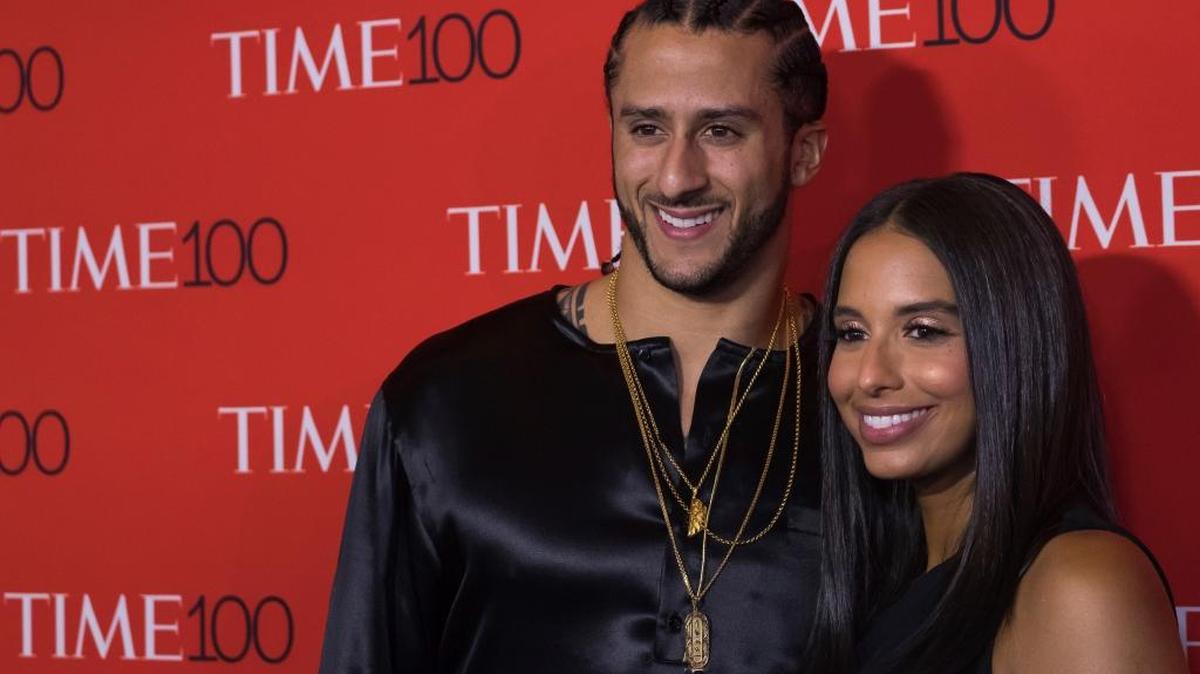 Colin Kaepernick and Nessa Diab attend the Time 100 Gala on April 25 in New York. Kaepernick recently traveled to Ghana “in a quest to find my personal independence.”