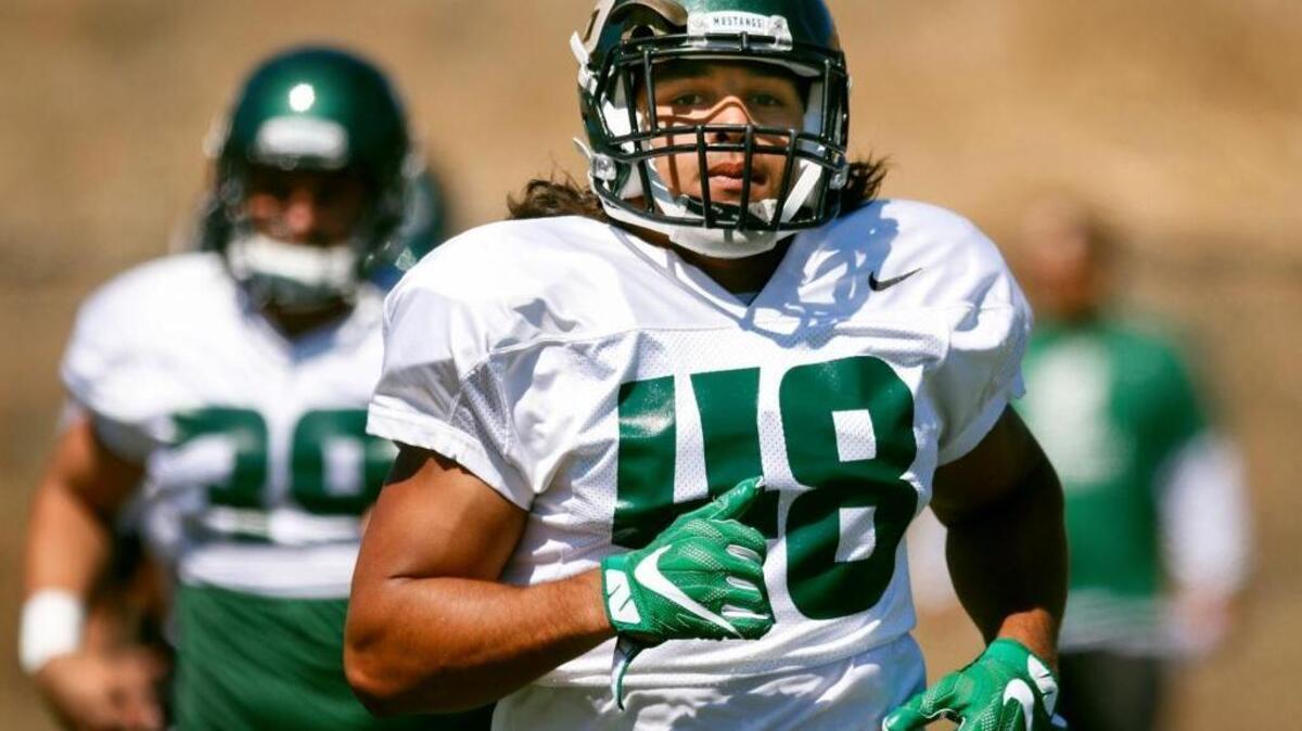 Josh Letuligasenoa, a former Cal Poly defensive lineman who graduated from Elk Grove High School, is heading to the Green Bay Packers.