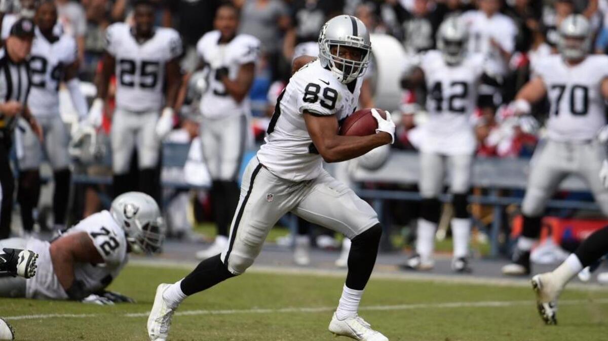Rookie receiver Amari Cooper leads the Raiders with 519 yards this season. He will likely face a tough test in New York Jets cornerback Darrelle Revis this weekend in Oakland.