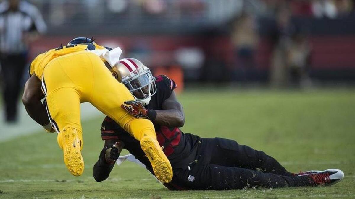 Jimmie Ward, Jaquiski Tartt and Adrian Colbert all have looked good at free safety. That said, should Ward move back to cornerback next year?