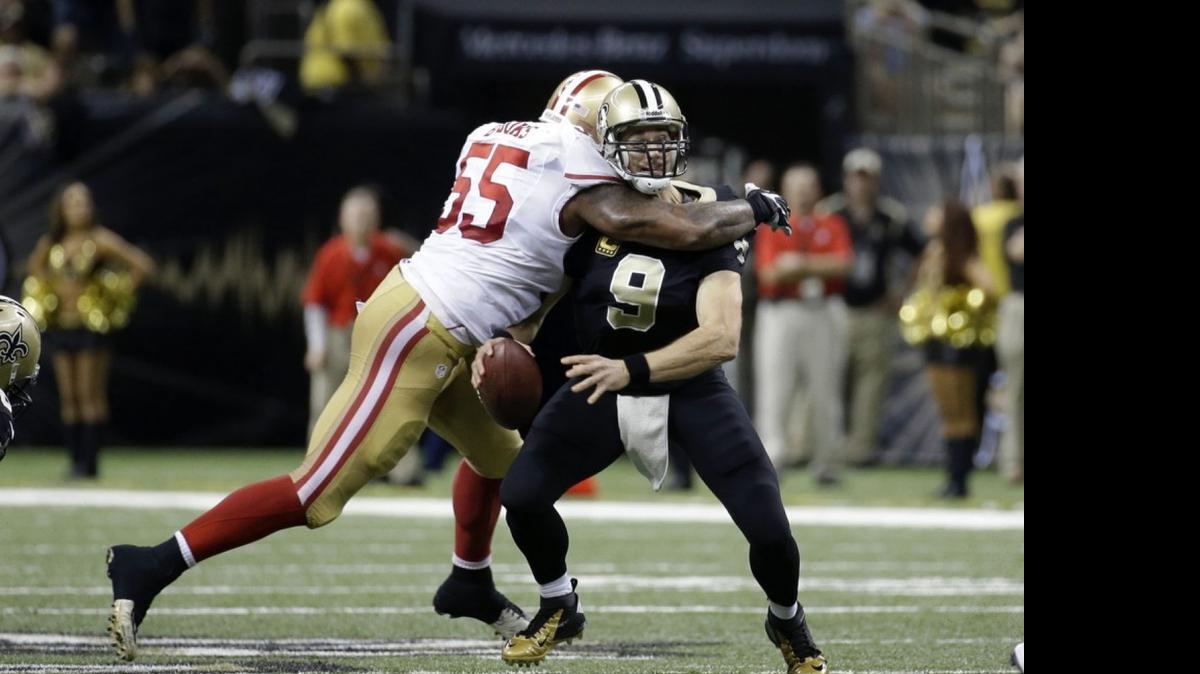 
Ahmad Brooks, who tied for the 49ers’ team lead in sacks last season, has been named in a cross complaint that led to Ray McDonald’s dismissal in December.

