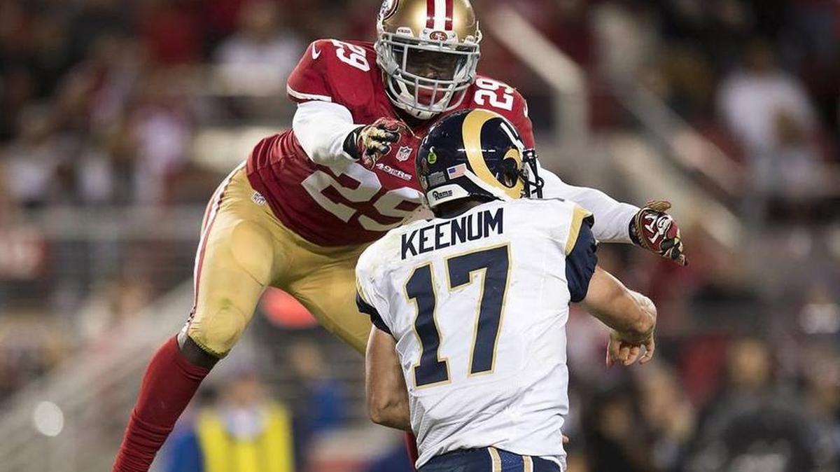 Jaquiski Tartt is locked into a strong safety role that puts a premium on both his versatility and prodigious thump.