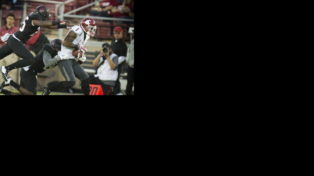 
Washington State receiver Vince Mayle is in high demand during the run up to the draft, including from the 49ers.
