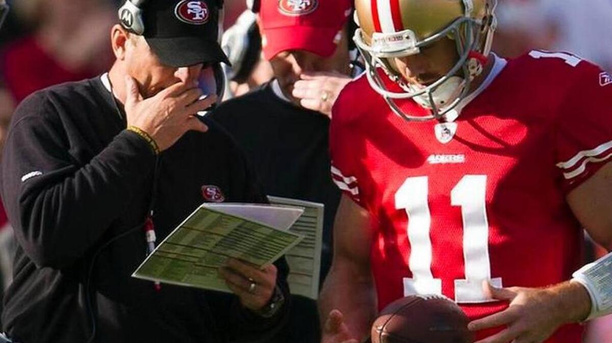 No one thought Alex Smith would return to the 49ers in 2011 when Jim Harbaugh was hired. The quarterback ended up sticking around for two more seasons.