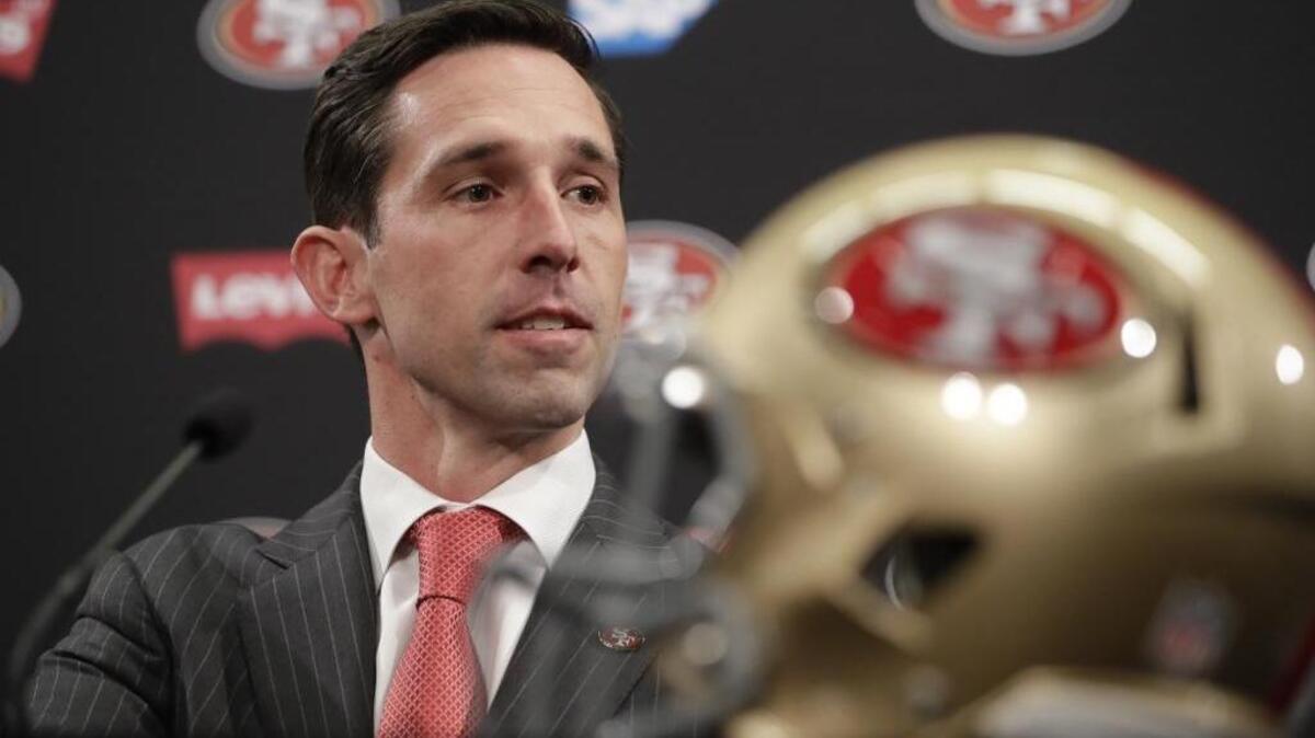 San Francisco 49ers head coach Kyle Shanahan says new defensive coach Robert Saleh is “as smart as anyone I’ve been around.”