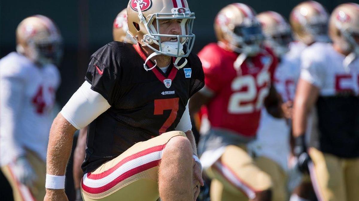 The 49ers cut quarterback Matt Barkley Friday after C.J. Beathard won the backup role.