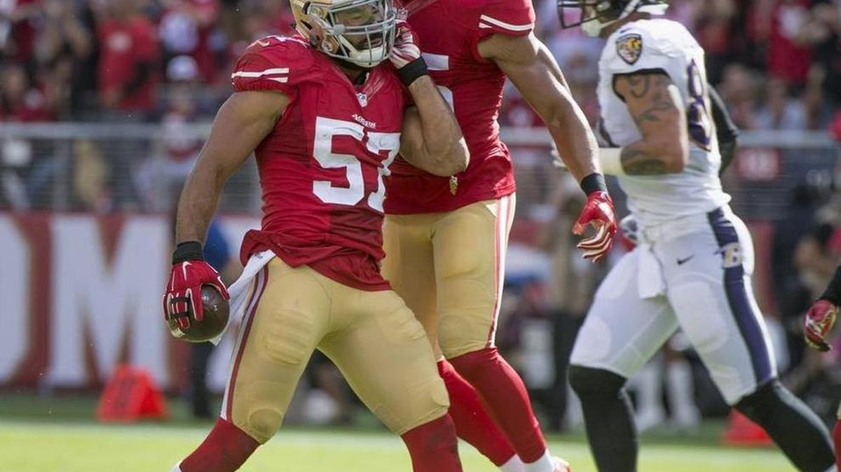 Michael Wilhoite signed a one-year tender offer from the 49ers on Wednesday. The inside linebacker is scheduled to become an unrestricted free agent in March.