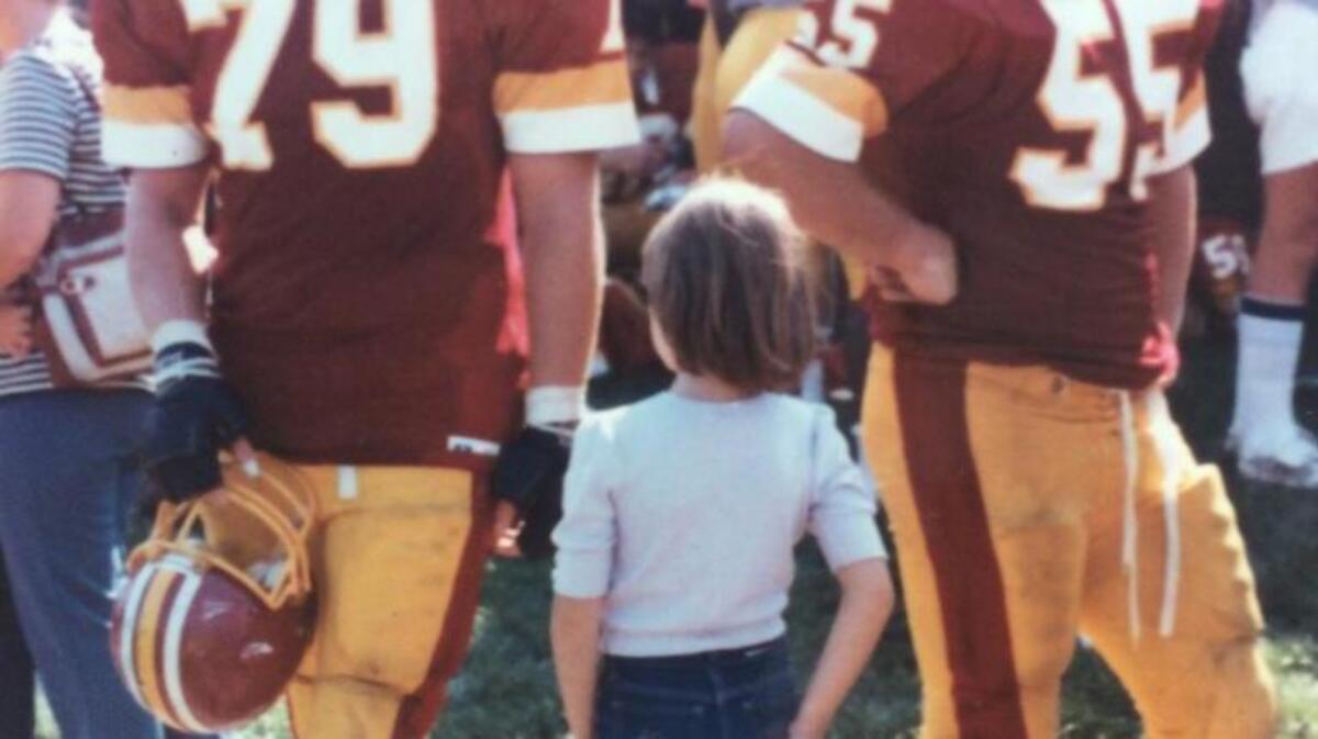 
Jim Tomsula (No. 55) in 1984. The 49ers coach played offensive and defensive line at Steel Valley High just south of Pittsburgh.
