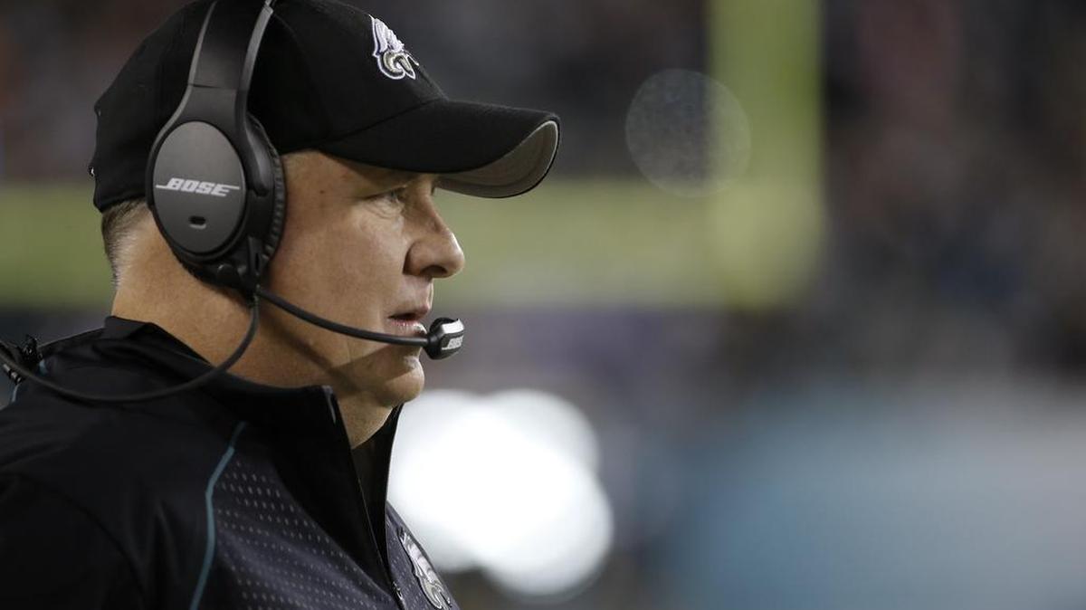 FILE- In this Dec. 26, 2015, file photo, Philadelphia Eagles head coach Chip Kelly watches from the sidelines before an NFL football game against the Washington Redskins in Philadelphia.