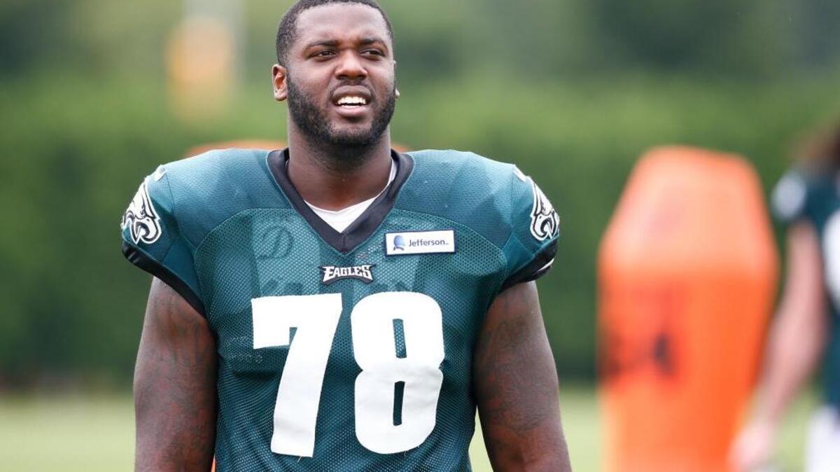 Offensive tackle Donald Hawkins was signed as an undrafted free agent by the Philadelphia Eagles last season. He’s spent time with Cleveland, Dallas and Miami.