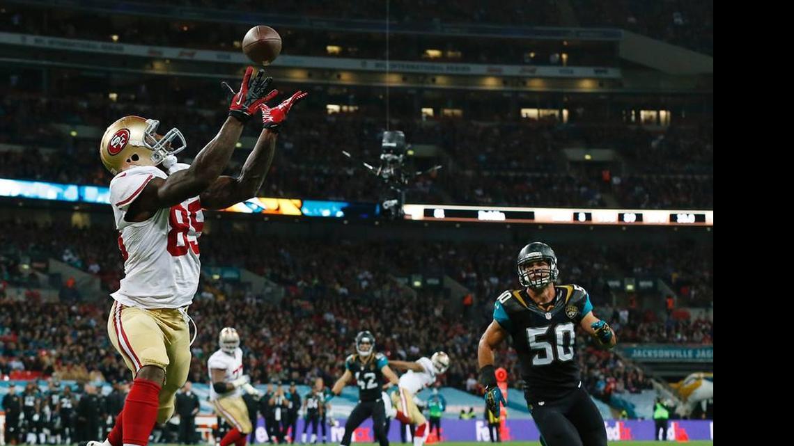 
The 49ers hope Vernon Davis returns to his big-play former self in 2015. The team is committed to a more robust deep passing game this season.
