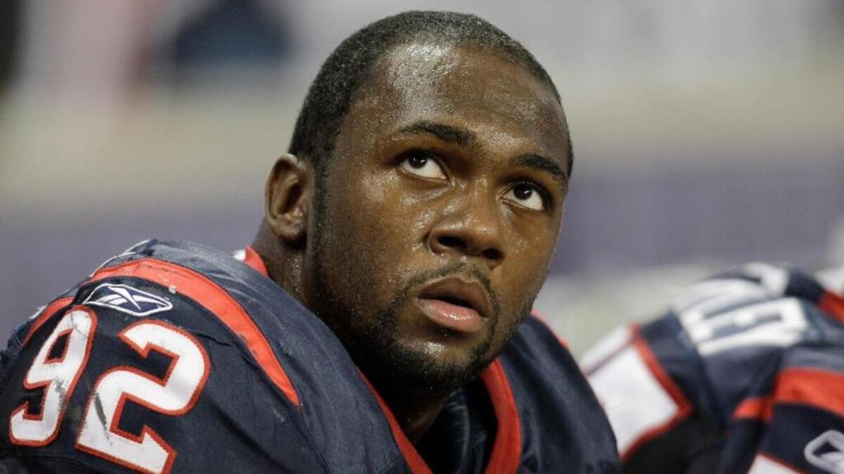 Houston Texans' Earl Mitchell (92) during the second quarter of an NFL preseason football game against the Tampa Bay Buccaneers Thursday, Sept. 2, 2010, in Houston.
