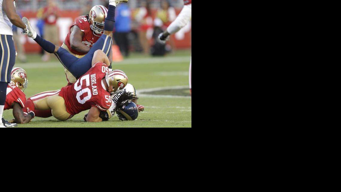 
Chris Borland said Sunday that he will voluntarily hand back the portion of his 49ers bonus he hasn’t yet earned.
