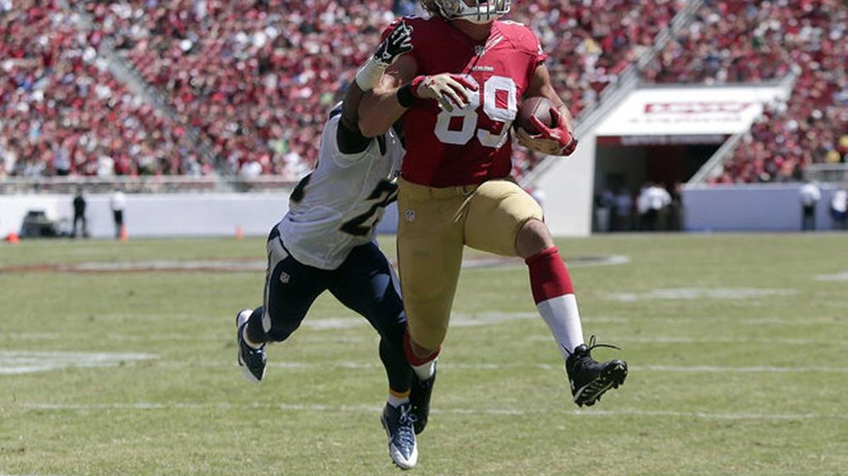 
Vance McDonald is one of eight healthy tight ends on the 49ers’ roster
