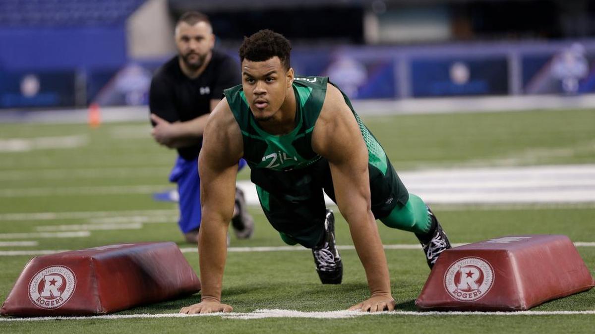 
Oregon defensive lineman Arik Armstead, a former Pleasant Grove High School standout, was selected in the first round by the 49ers in the 2015 draft.
