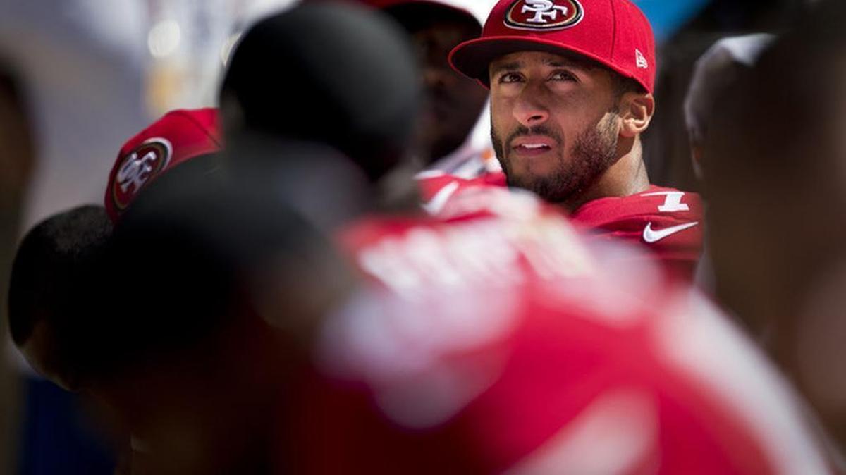 
Colin Kaepernick caled former teammate Aldon Smith’s situation “tragic” and denied that he and Smith fought before the latter’s arrest Thursday night.
