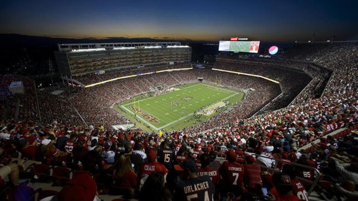 
Levi’s Stadium, which opened last season, has turned the 49ers into one of the five most-valuable teams in the NFL.

