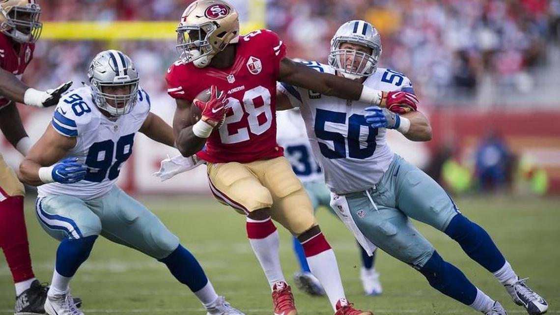 Running back Carlos Hyde has run for more than 100 yards once this season, in a Week 3 blowout loss to the Seahawks.