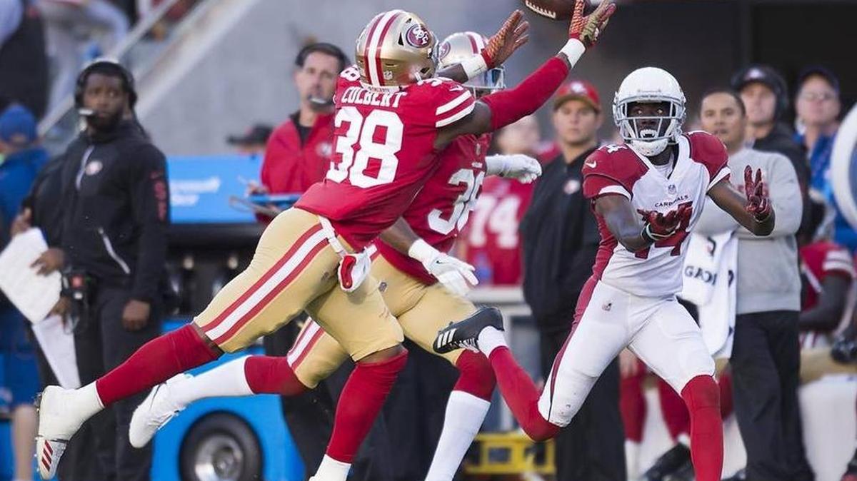 Rookie Adrian Colbert (38) likely will fill in at free safety for the rest of the season.