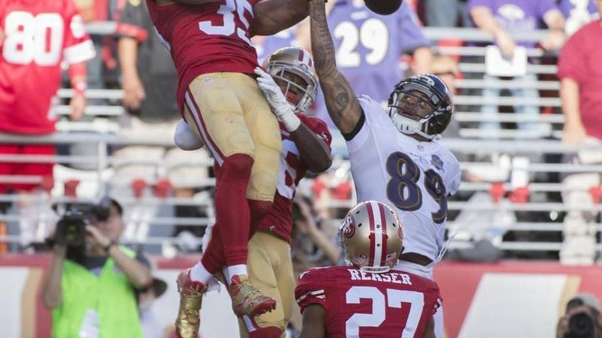 Safety Eric Reid leads all 49ers in snaps through the first nine weeks of the season